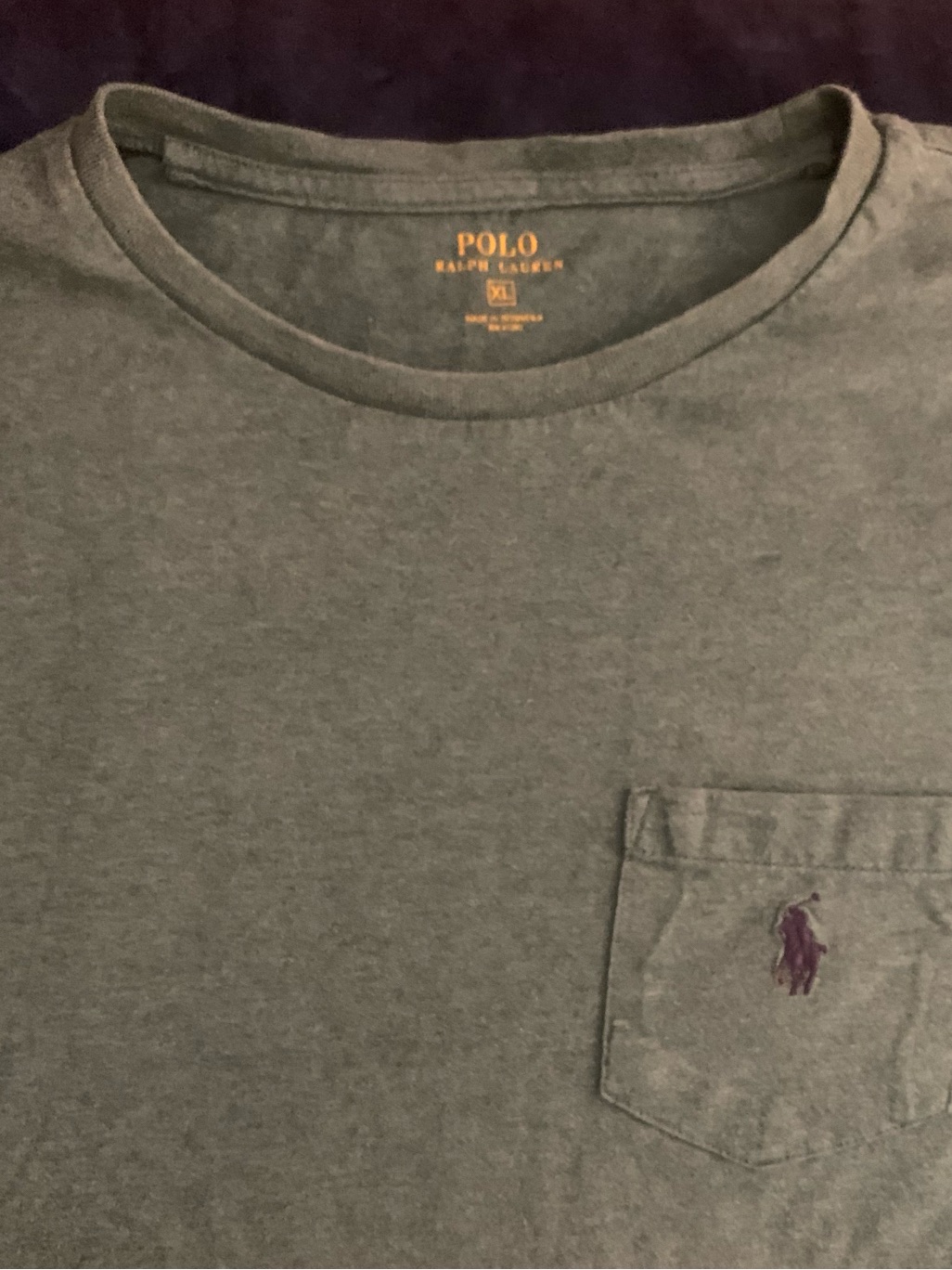 Rl Polo Ss Pocket Tee In Olive
